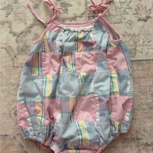 TBBC Pink and Blue Patchwork Bubble